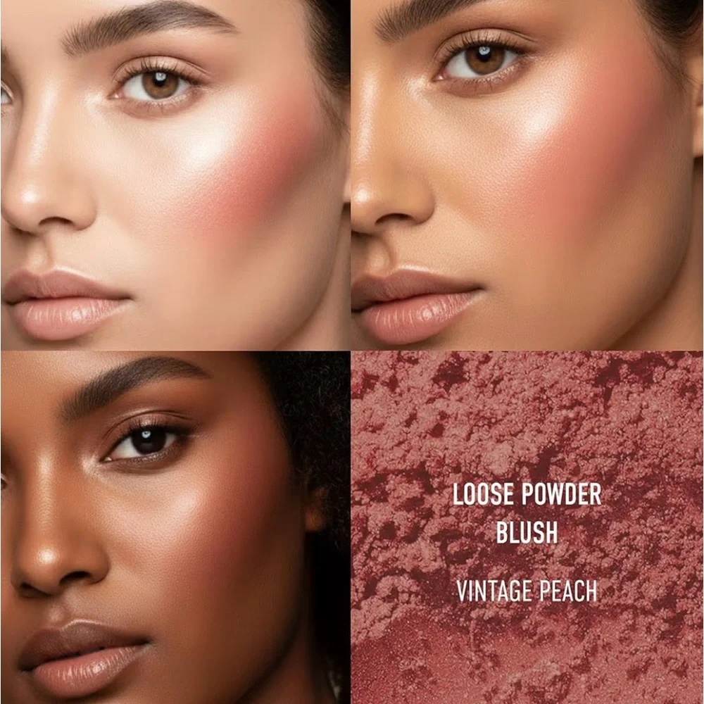 LAST WEEK! 5 for $25!bareMinerals Loose Mineral Powder Blush in Vintage Peach.
